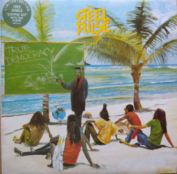 Steel Pulse : True Democracy (LP, Album, Ltd + 7