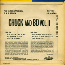 Load image into Gallery viewer, Chuck Berry &amp; Bo Diddley : Chuck &amp; Bo Vol. 2 (7", EP, Mono, 4 P)
