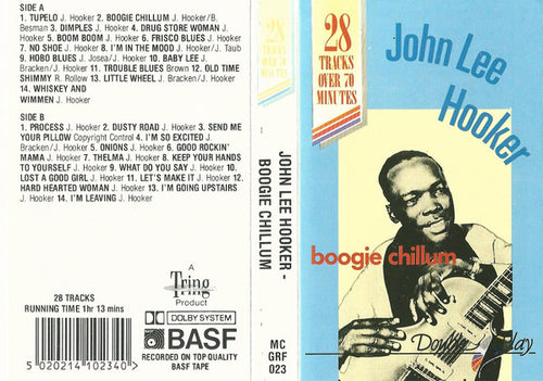 John Lee Hooker : Boogie Chillum (Cass, Comp)