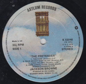 Jackson Browne : The Pretender (LP, Album)