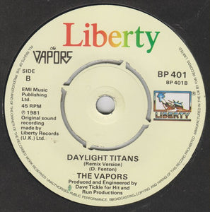 The Vapors : Jimmie Jones (7", Kno)