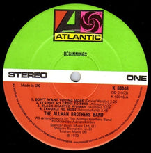 Load image into Gallery viewer, The Allman Brothers Band : Beginnings (2xLP, Comp, Gat)
