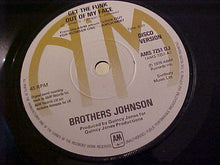 Load image into Gallery viewer, Bros. Johnson* : Get The Funk Out Of My Face (Disco Version) (7", Promo)
