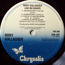 Load image into Gallery viewer, Rory Gallagher : Live In Europe (LP, Album, RE, Gat)
