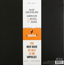 Load image into Gallery viewer, Ray Charles : Genius + Soul = Jazz (LP, Album, RE, RP, 180)

