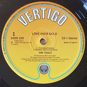 Dire Straits : Love Over Gold (LP, Album)