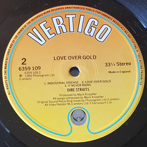 Dire Straits : Love Over Gold (LP, Album)