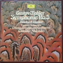 Load image into Gallery viewer, Gustav Mahler, Hanna Schwarz, Chicago Symphony Orchestra, Claudio Abbado : Symphonie No.5, Ruckert-Lieder (2xLP, Box)

