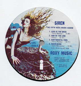 Roxy Music : Siren (LP, Album, 'A')