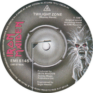 Iron Maiden : Twilight Zone / Wrathchild (7", Single)