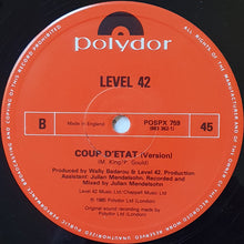 Load image into Gallery viewer, Level 42 : Something About You (Sisa Mix) (12")
