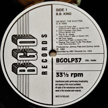 Load image into Gallery viewer, B.B. King : His Best - The Electric B.B. King (LP, Album, RE)
