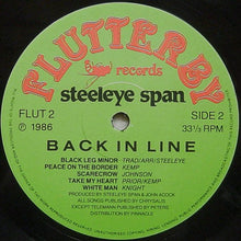 Load image into Gallery viewer, Steeleye Span : Back In Line (LP, Album)
