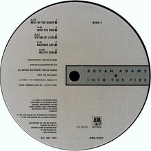 Load image into Gallery viewer, Bryan Adams : Into The Fire (LP, Album)
