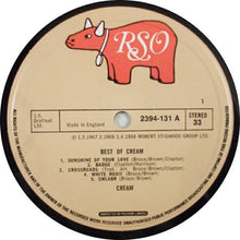 Load image into Gallery viewer, Cream (2) : Best Of Cream (LP, Comp, RE)
