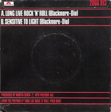 Load image into Gallery viewer, Rainbow : Long Live Rock &#39;N&#39; Roll (7&quot;, Single, Sil)
