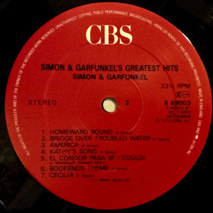 Simon & Garfunkel : Simon And Garfunkel's Greatest Hits (LP, Comp, RE, Red)