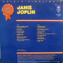 Load image into Gallery viewer, Janis Joplin : Golden Highlights (LP, Comp)
