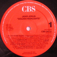 Load image into Gallery viewer, Janis Joplin : Golden Highlights (LP, Comp)
