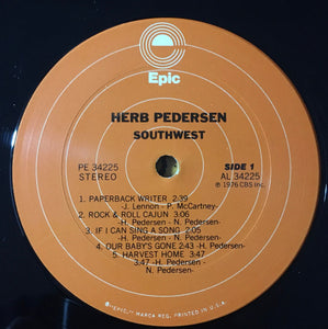 Herb Pedersen : Southwest (LP, Album, Pit)