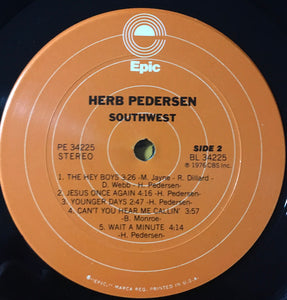 Herb Pedersen : Southwest (LP, Album, Pit)