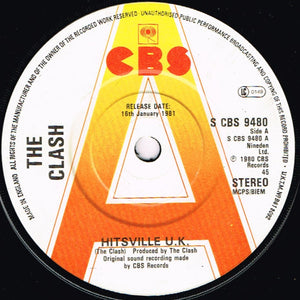 The Clash : Hitsville U.K. (7", Single, Promo)
