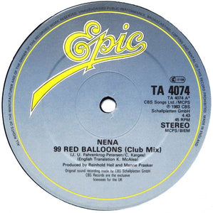 Nena : 99 Red Balloons (Club Mix) (12")
