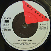 Load image into Gallery viewer, Foreigner : Juke Box Hero (7&quot;, Single)
