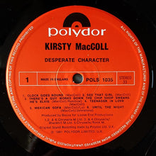 Load image into Gallery viewer, Kirsty MacColl : Desperate Character (LP, Album, PRS)
