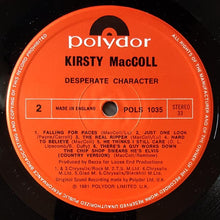 Load image into Gallery viewer, Kirsty MacColl : Desperate Character (LP, Album, PRS)
