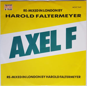 Harold Faltermeyer : Axel F (12", Single, CBS)