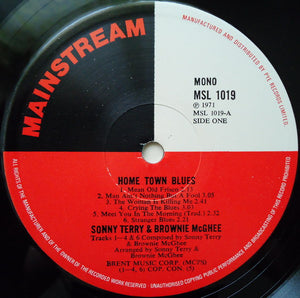 Sonny Terry & Brownie McGhee : Hometown Blues (LP, Mono, Gat)