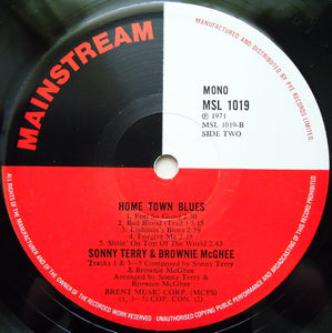 Sonny Terry & Brownie McGhee : Hometown Blues (LP, Mono, Gat)
