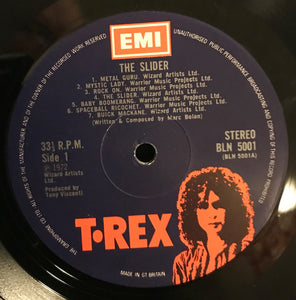 T. Rex : The Slider (LP, Album)