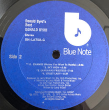 Load image into Gallery viewer, Donald Byrd : Donald Byrd's Best (LP, Comp, All)
