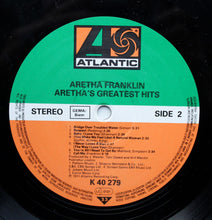 Load image into Gallery viewer, Aretha Franklin : Aretha's Greatest Hits (LP, Comp, RE)
