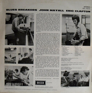 John Mayall With Eric Clapton : Blues Breakers (LP, Album, RE)