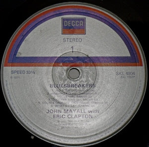 John Mayall With Eric Clapton : Blues Breakers (LP, Album, RE)