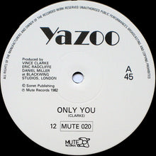 Load image into Gallery viewer, Yazoo : Only You  (12&quot;, Single)
