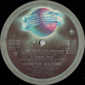 Pointer Sisters : Jump (For My Love) (12", Single)