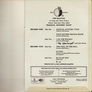 The Beatles : Magical Mystery Tour (2x7", EP, RP)
