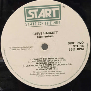 Steve Hackett : Momentum (LP, Album)