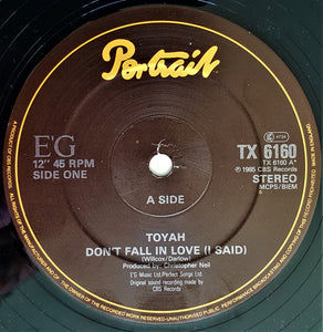 Toyah : Don't Fall In Love (I Said) (12")