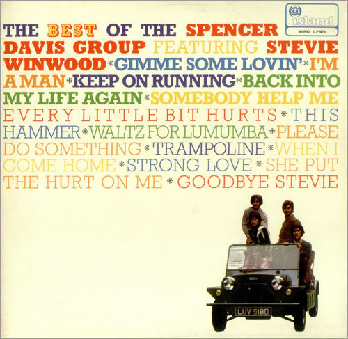 The Spencer Davis Group Featuring Stevie Winwood* : The Best Of The Spencer Davis Group Featuring Stevie Winwood (LP, Comp, Mono)
