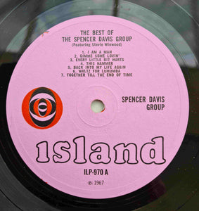 The Spencer Davis Group Featuring Stevie Winwood* : The Best Of The Spencer Davis Group Featuring Stevie Winwood (LP, Comp, Mono)
