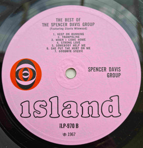 The Spencer Davis Group Featuring Stevie Winwood* : The Best Of The Spencer Davis Group Featuring Stevie Winwood (LP, Comp, Mono)