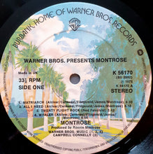 Load image into Gallery viewer, Montrose (2) : Warner Bros. Presents Montrose! (LP, Album)
