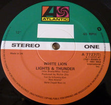 Load image into Gallery viewer, White Lion : Lights &amp; Thunder (12", Maxi)
