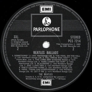 The Beatles : The Beatles Ballads (20 Original Tracks) (LP, Comp)