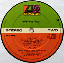 Load image into Gallery viewer, AC/DC : High Voltage (LP, Album, Dam)
